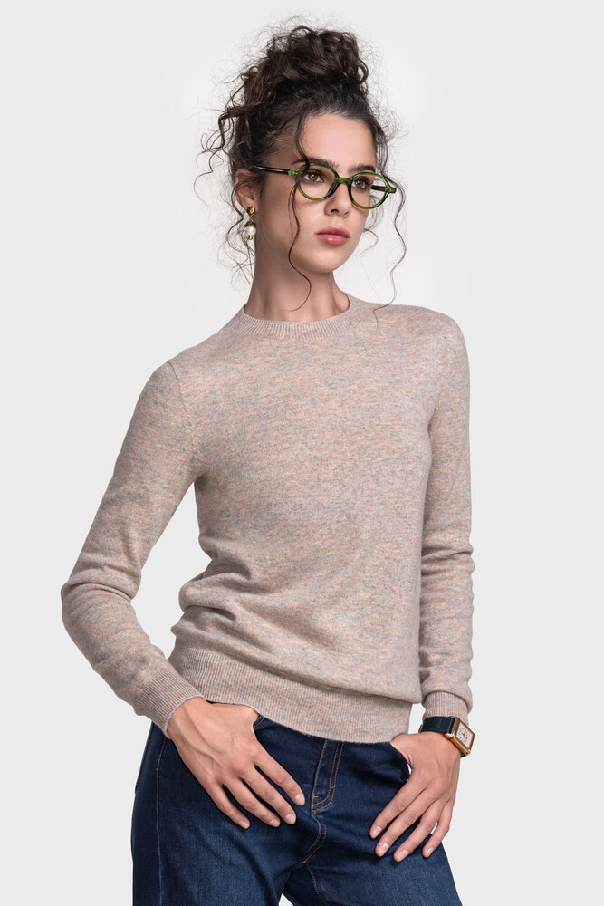 Безшовний джемпер з преміальної чистої вовни (Ferra Melange)