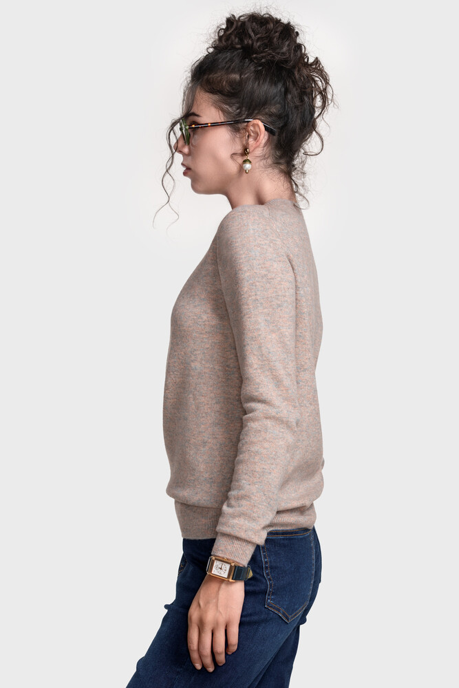 Безшовний джемпер з преміальної чистої вовни (Ferra Melange)