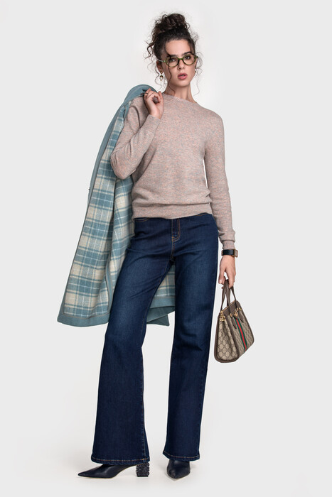 Безшовний джемпер з преміальної чистої вовни (Ferra Melange)