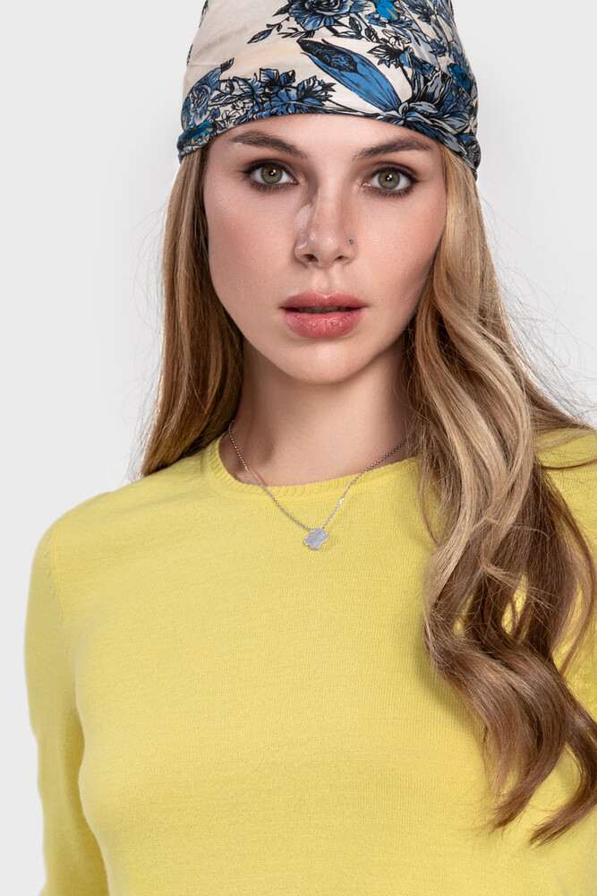 Жіночий вовняний светр з круглою горловиною (Cedro)