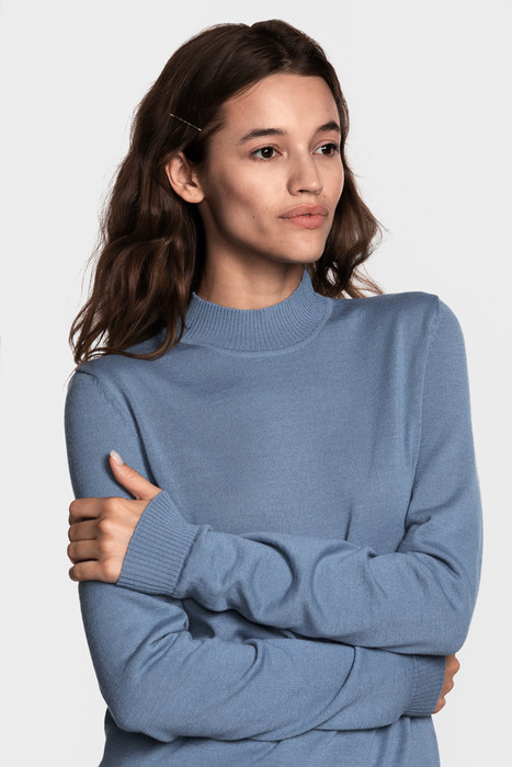 Merino Blend Mock Neck Sweater Aliso 